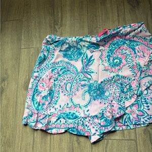 Lilly Pulitzer Pink Paisley Lounge Shorts